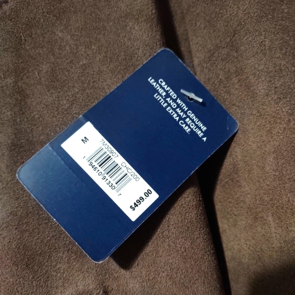 NWT Men's Lucky Brand Suede Trucker Jacket. Medium. - Picture 12 of 12